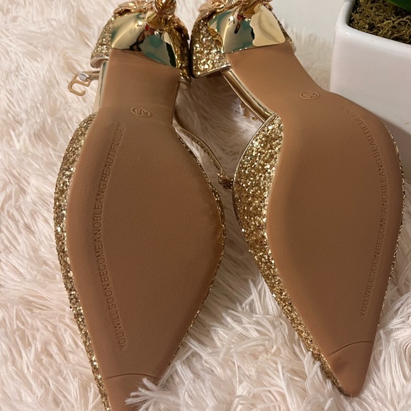 Glitter High-Heels Sequins Ladies Size 7.5 - Picture 7 of 9